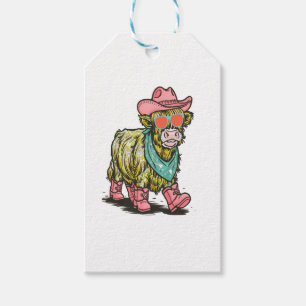 Niedliche Kuhhpingeln, Western Geschenkanhänger