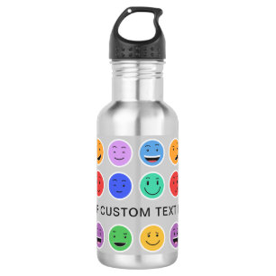 Niedliche kundenspezifische Textwasserflaschen Trinkflasche