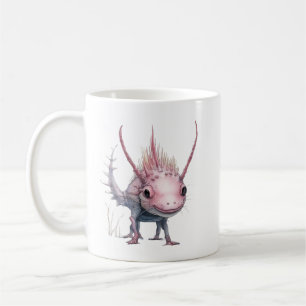 Niedliche Kunst Axolotl Kaffeetasse