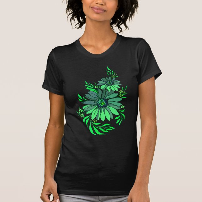 Niedliche Kunst-Deko-Blumen 7 T-Shirt (Vorderseite)