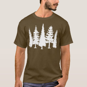 Niedliche Künstlerische Bäume T-Shirt