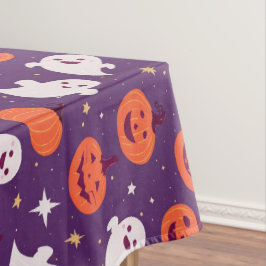Niedliche Kürbis und Geister Tischdecke