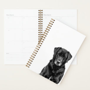 Niedliche Labrador Black Dog Puppy Pet Sketch Planer