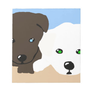 Niedliche Labrador Welpengeschenke Notizblock