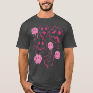 Niedliche Lächelgesichtsgestaltung für Frauen T - T-Shirt