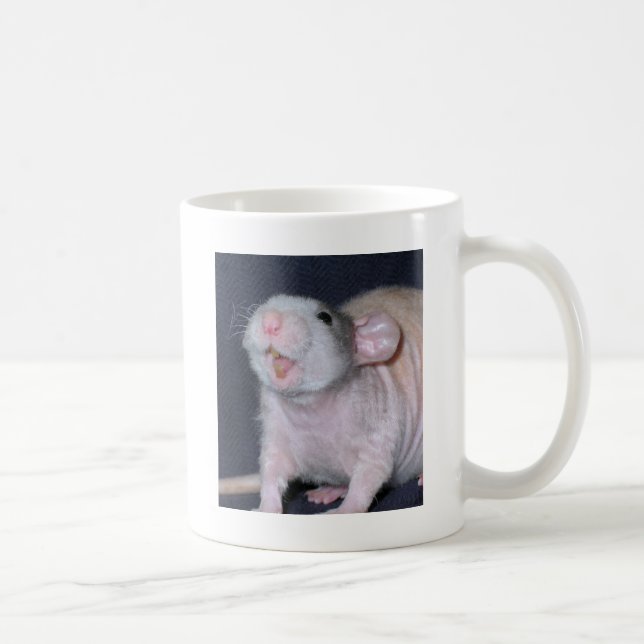 Niedliche Lächeln-Ratte Tasse (Rechts)