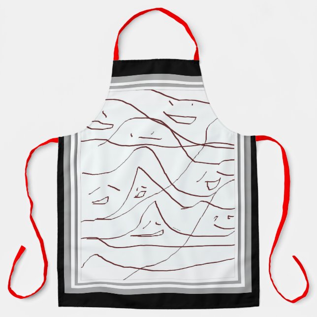 Niedliche Lächeln Schürze (Vorderseite)