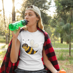 Niedliche lächelnde Biene T-Shirt
