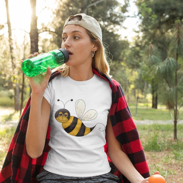 Niedliche lächelnde Biene T-Shirt (Von Creator hochgeladen)