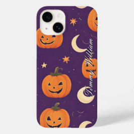 Niedliche lächelnde Kürbis zu Halloween Case-Mate iPhone 14 Hülle