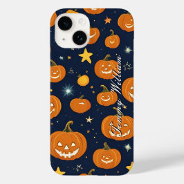 Niedliche lächelnde Kürbis zu Halloween Case-Mate iPhone 14 Hülle