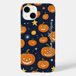 Niedliche lächelnde Kürbis zu Halloween Case-Mate iPhone 14 Hülle