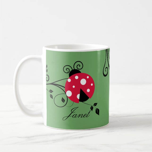 Niedliche Lady Bug Tasse Ladybug (Links)