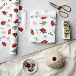 Niedliche Lady Bugs Geschenke Geschenkpapier