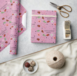 Niedliche Lady Bugs Geschenke Geschenkpapier