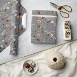 Niedliche Lady Bugs Geschenkpapier