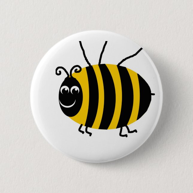 Niedliche Ladybug Button (Vorderseite)