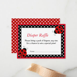 Niedliche Ladybug Danke Mini-Note-Karte Mitteilungskarte