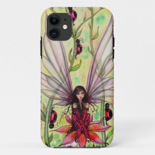 Niedliche Ladybug Fairy Fantasy Illustration Case-Mate iPhone Hülle
