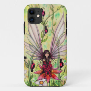 Niedliche Ladybug Fairy Fantasy Illustration Case-Mate iPhone Hülle