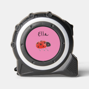 Niedliche Ladybug-Illustration für Kinder Maßband