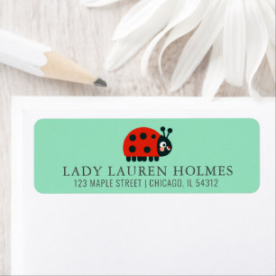 Niedliche Ladybug Kindergeburtstag-Adresse