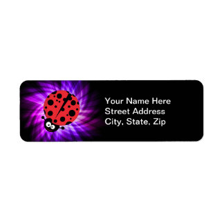 Niedliche Ladybug; Lila