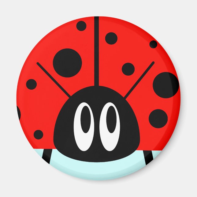 Niedliche Ladybug Magnet (Vorne)