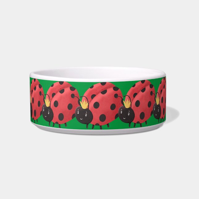 Niedliche Ladybug Pet Napf (Vorderseite)