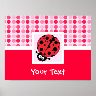 Niedliche Ladybug Poster