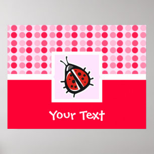 Niedliche Ladybug Poster