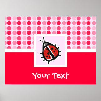 Niedliche Ladybug Poster