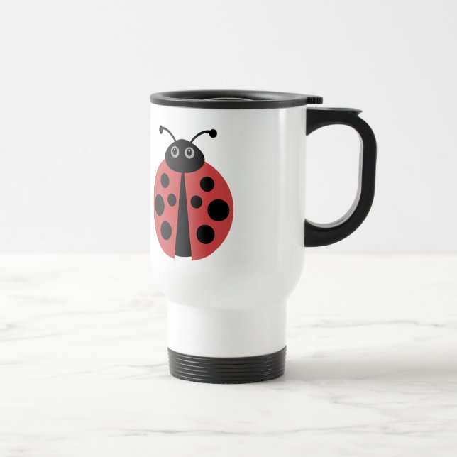 Niedliche Ladybug Reisebecher (Rechts)