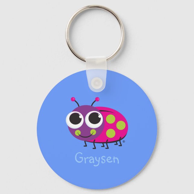 Niedliche Ladybug Schlüsselanhänger (Vorderseite)