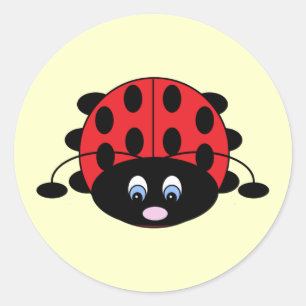Niedliche Ladybug Stickers