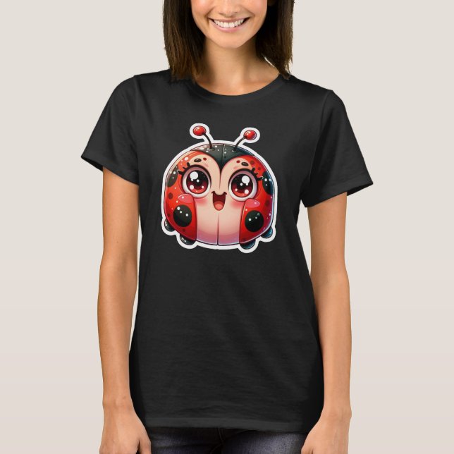 Niedliche Ladybug T-Shirt (Vorderseite)