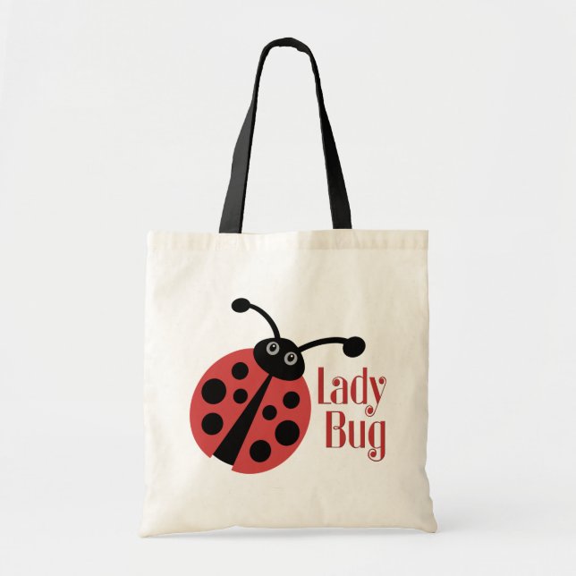 Niedliche Ladybug-Tierwerbung Tragetasche (Vorne)