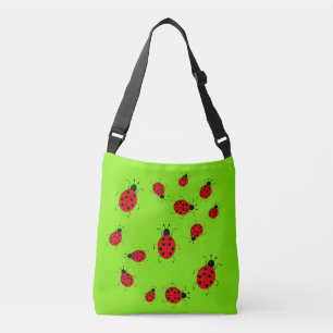 niedliche Ladybugs, Clip Art Tragetaschen Mit Langen Trägern