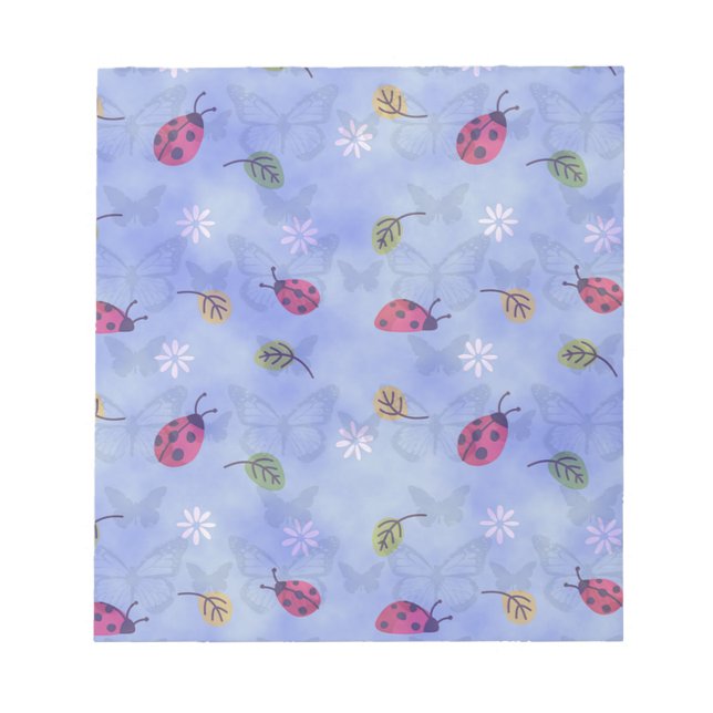Niedliche Ladybugs Notizblock (Vorderseite)