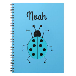 niedliche Ladybugs, personalisiertes Notebook Notizblock
