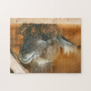 Niedliche Lama Face Farm Animal Art Puzzle