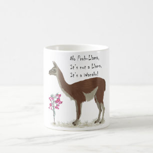 Niedliche Lama-Illustration No Prob-llama Kaffeetasse