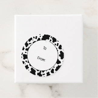 Niedliche Landkühe Geschenkanhänger