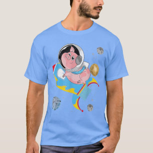 Niedliche Landschafts-Rakete Weltraumreise Astrona T-Shirt