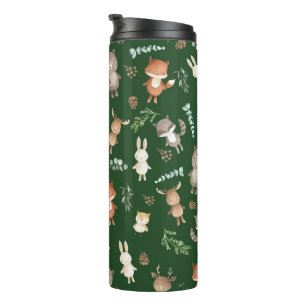 Niedliche Landtiere Waldtiere Waldliebhaber Kinder Thermosbecher