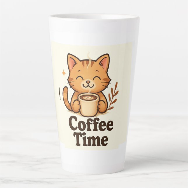 Niedliche Latte Tasse (Vorderseite)