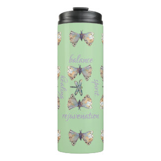 Niedliche Launische Libelle Schmetterling Maureen Thermosbecher