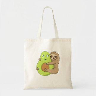 Niedliche Lazy Sloth Animal Avocado Lover Geschenk Tragetasche