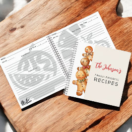 Niedliche Lebkuchenkochen Familienfavoriten Rezept Notizbuch
