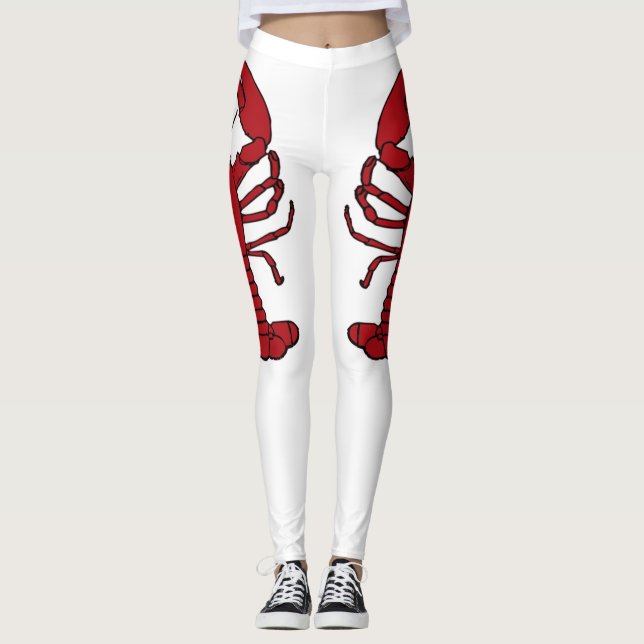 Niedliche Leggings am Hummerstrand (Vorderseite)